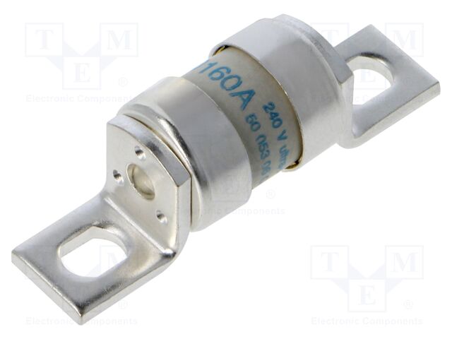 Fuse: fuse; aR; 160A; 240V; ceramic,cylindrical,industrial