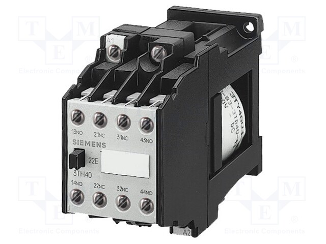 Contactor: 8-pole; NC x2 + NO x6; 110VDC; 10A; DIN
