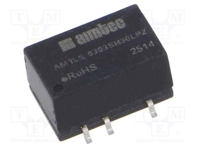 Converter: DC/DC; 1W; Uin: 2.97÷3.63V; Uout: 3.3VDC; Iout: 303mA; SMD