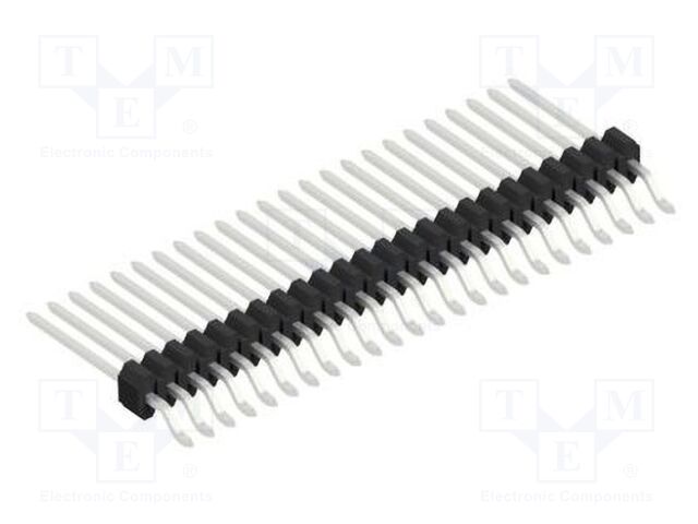 Connector: pin strips; pin header; male; PIN: 24; 1.27mm; SMT; 1x24