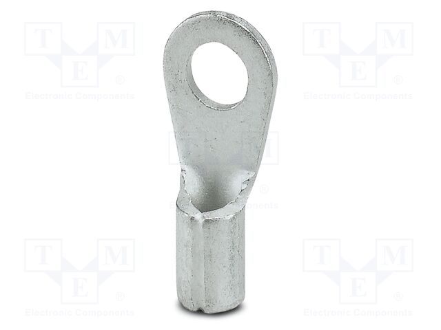Non-insulated; Body: silver; Tip: ring