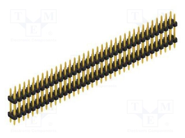 Connector: pin strips; pin header; male; PIN: 72; 2mm; THT; 2x36