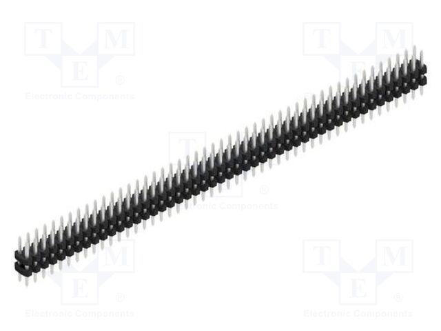 Connector: pin strips; pin header; male; PIN: 96; 2mm; THT; 2x48