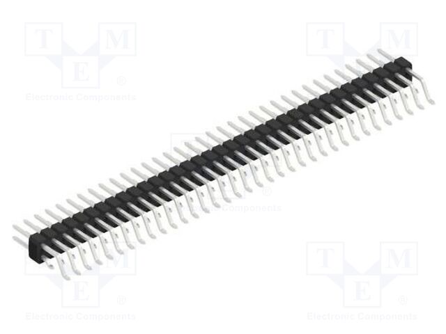 Connector: pin strips; pin header; male; PIN: 70; 2.54mm; SMT; 2x35