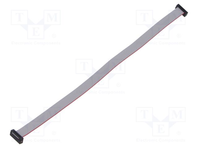 Ribbon cable with IDC connectors; Tape ph: 0.64mm; 203.2mm
