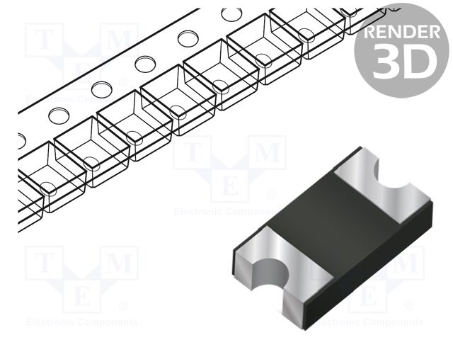 Diode: Schottky rectifying; SMD; 40V; 1A; 0805; reel,tape