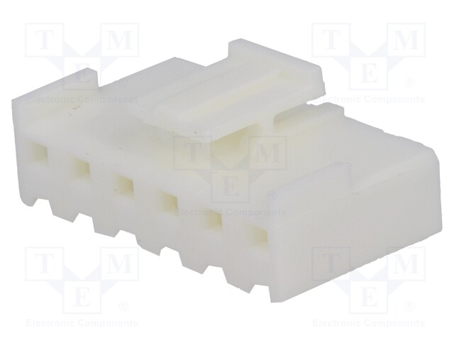 Plug; wire-board; female; NS39; 3.96mm; PIN: 6; w/o contacts; 250V