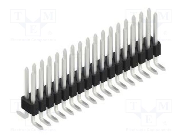 Connector: pin strips; pin header; male; PIN: 34; 1.27mm; SMT; 2x17