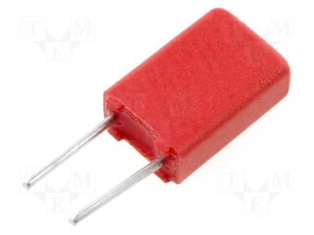 Capacitor: polyester; 100nF; 40VAC; 63VDC; Pitch: 2.5mm; ±10%