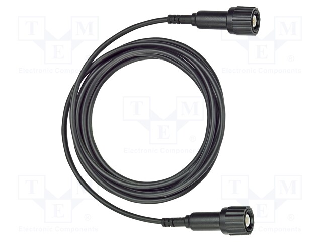 Test lead; 3A; BNC male plug- BNC male plug; Urated: 150V; Len: 2m