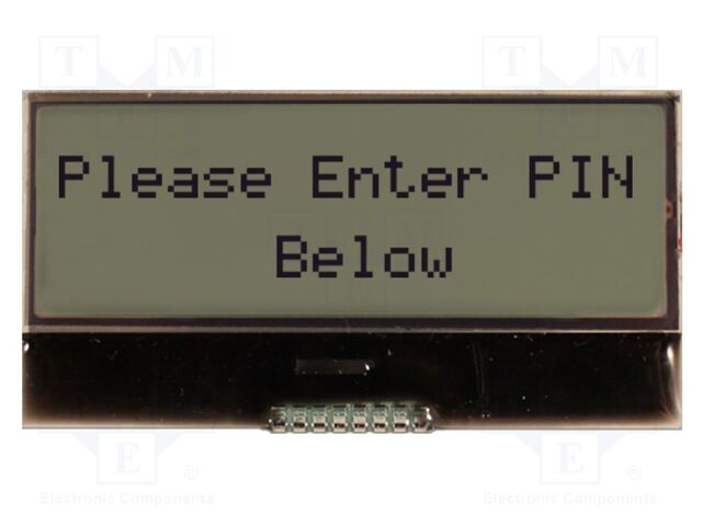 Display: LCD; FSTN Positive; 16x2; grey; 49.7x25.3x2mm; 3V