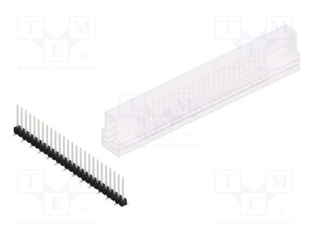 Connector: pin strips; pin header; male; PIN: 26; 2.54mm; SMT; 1x26