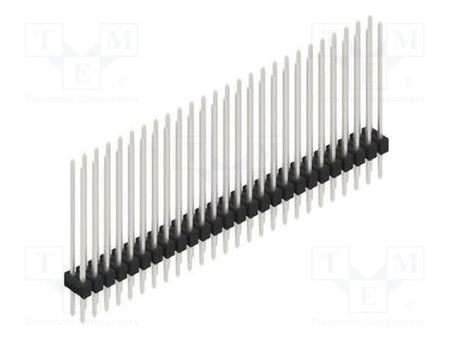 Connector: pin strips; pin header; male; PIN: 52; 2.54mm; THT; 2x26