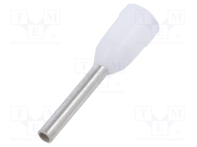 Tip: bootlace ferrule; 0.5mm2; crimped; for cable; insulated; tape
