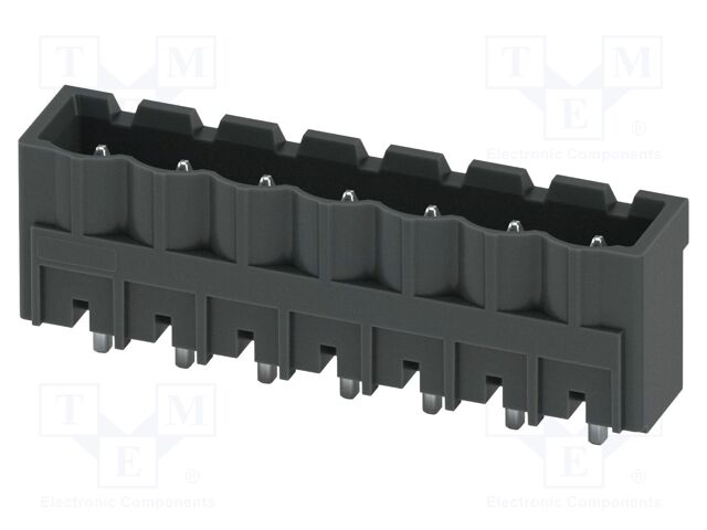 PCB headers, nominal cross section: 2.5 mm?, color: black, n