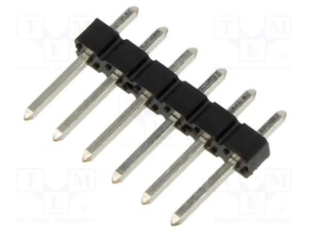 Connector: pin strips; pin header; PIN: 6; male; BERGSTIK II; FCI