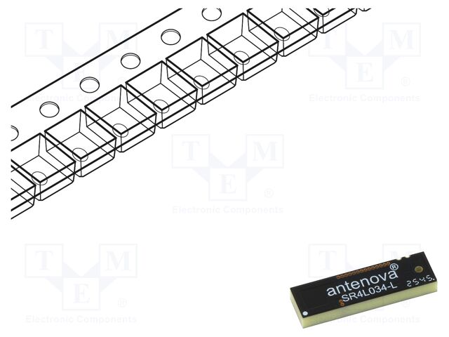 Antenna; 3G,4G,LTE; linear; SMD; 50Ω; 698÷2690MHz; 28x8x3.3mm