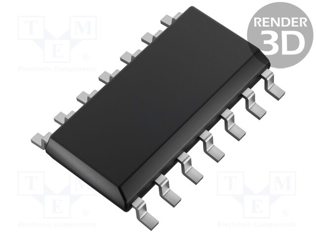 IC: operational amplifier; 3MHz; SO14; 2.7÷36VDC; reel,tape
