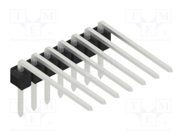 Connector: pin strips; pin header; male; PIN: 7; 2.54mm; THT; 1x7