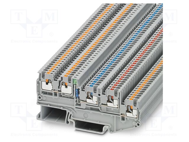 Splice terminal: rail; 13.5A; 250V; push-in; PA; L: 40mm; W: 3.5mm