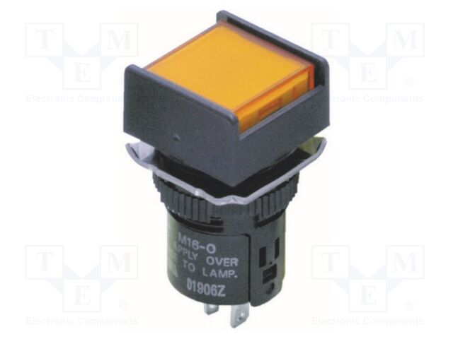 Control lamp; 16mm; M16; -10÷55°C; Illumin: LED; Ø16.2mm; IP66