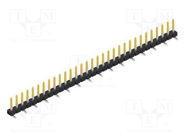 Connector: pin strips; pin header; male; PIN: 31; 2mm; SMT; 1x31