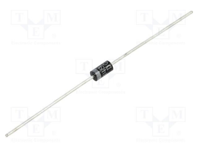 Diode: rectifying; THT; 100V; 1A; Ammo Pack; Ifsm: 30A; DO41; 150ns