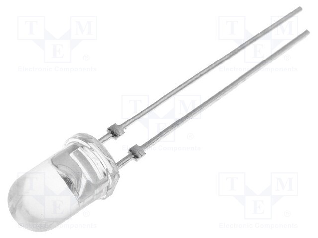 IR transmitter; 5mm; 875nm; transparent; 210mW; 12°; THT