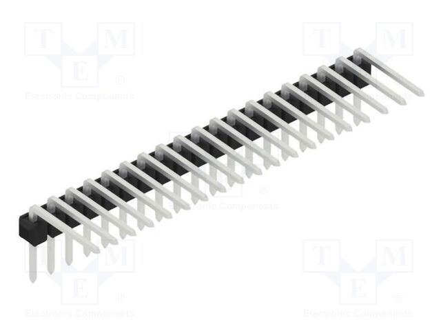 Connector: pin strips; pin header; male; PIN: 19; 2.54mm; THT; 1x19
