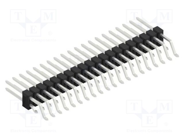 Connector: pin strips; pin header; male; PIN: 40; 2.54mm; SMT; 2x20