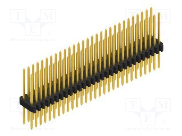 Connector: pin strips; pin header; male; PIN: 58; 1.27mm; THT; 2x29