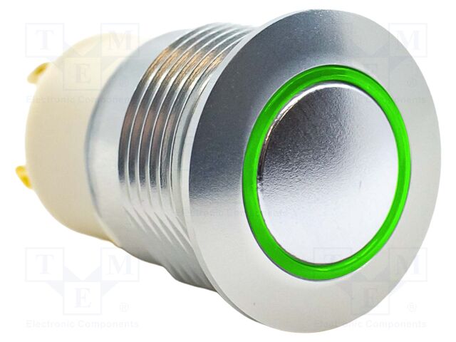 VANDAL RESISTANT SW, SPST, 2A, 36V, RED