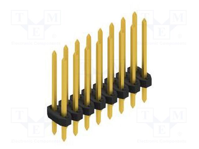 Connector: pin strips; pin header; male; PIN: 16; 2mm; THT; 2x8; 100V