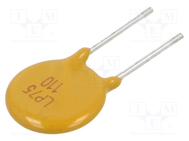 Fuse: PTC polymer; 1.1A; Imax: 40A; THT; Iswitch.max: 5.5A