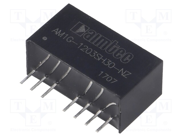 Converter: DC/DC; 1W; Uin: 9÷18V; 3.3VDC; Iout: 303mA; SIP8; 4.9g