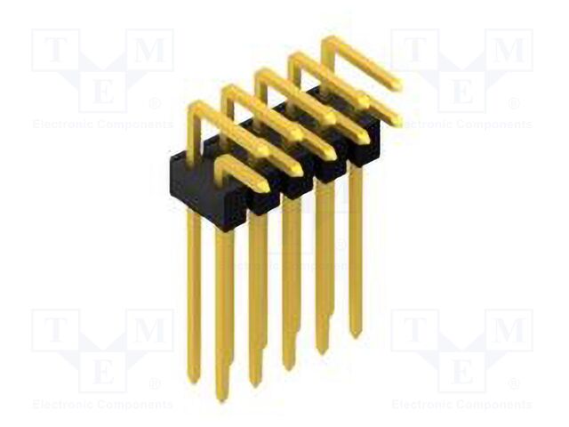 Connector: pin strips; pin header; male; PIN: 10; 2.54mm; THT; 2x5