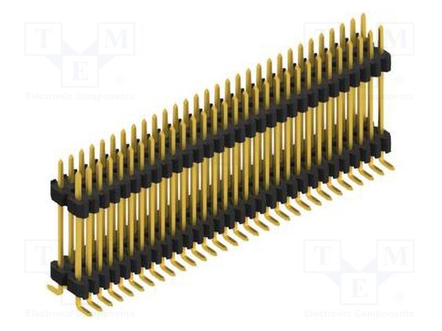 Connector: pin strips; pin header; male; PIN: 60; 1.27mm; SMT; 2x30