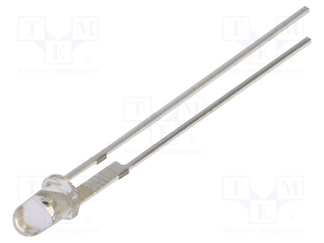 LED; green; 3mm; 140000mcd; 15°; Front: convex; 3.2÷3.6VDC; -30÷85°C