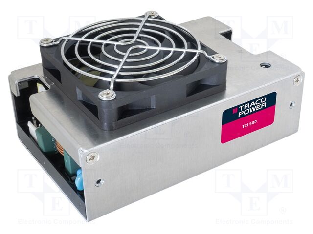 Power supply: switching; for building in,modular; 500W; 12VDC
