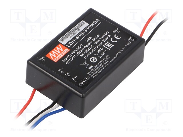 Converter: DC/DC; 44.1W; Uin: 18÷32V; Uout: 36÷126VDC; Iin: 2.1A