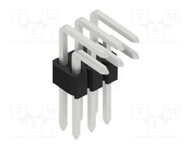 Connector: pin strips; pin header; male; PIN: 6; 1.27mm; THT; 2x3
