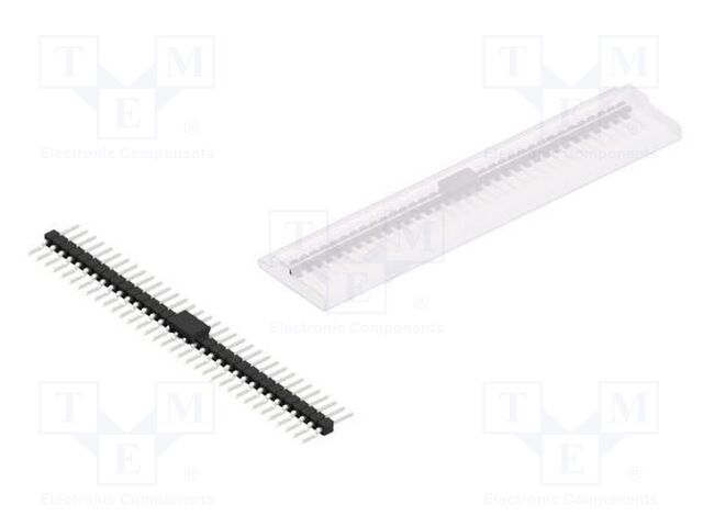 Connector: pin strips; pin header; male; PIN: 34; 2.54mm; SMT; 1x34