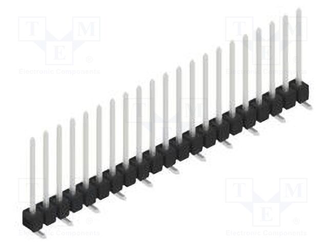 Connector: pin strips; pin header; male; PIN: 21; 2.54mm; SMT; 1x21