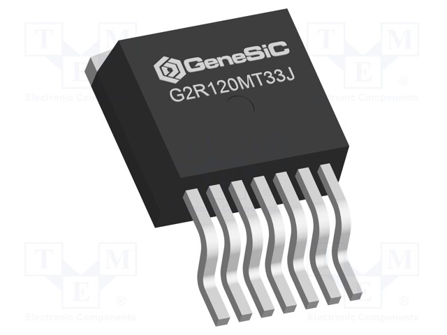 Transistor: N-MOSFET; SiC; unipolar; 3.3kV; TO263-7