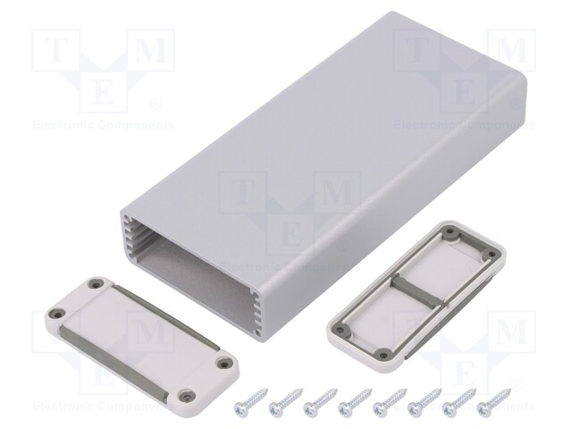 Enclosure: with panel; X: 52mm; Y: 120mm; Z: 21mm; aluminium; IP65