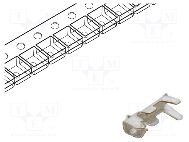 Contact; female; tinned; 32AWG÷28AWG; crimped; 5A; 1.25mm