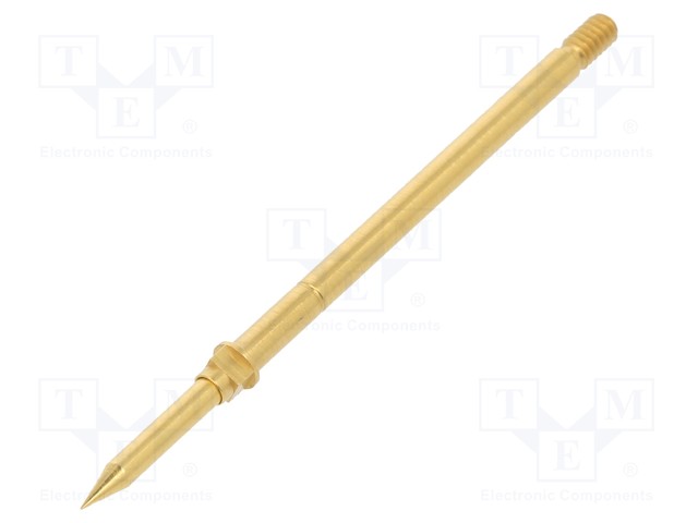 Test probe; Operational spring compression: 4mm; 5A; Ø: 1.3mm