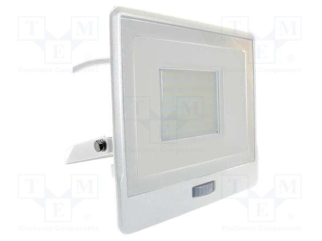 Lamp: LED flood light; 50W; 230VAC; neutral white; 100°; 4000K