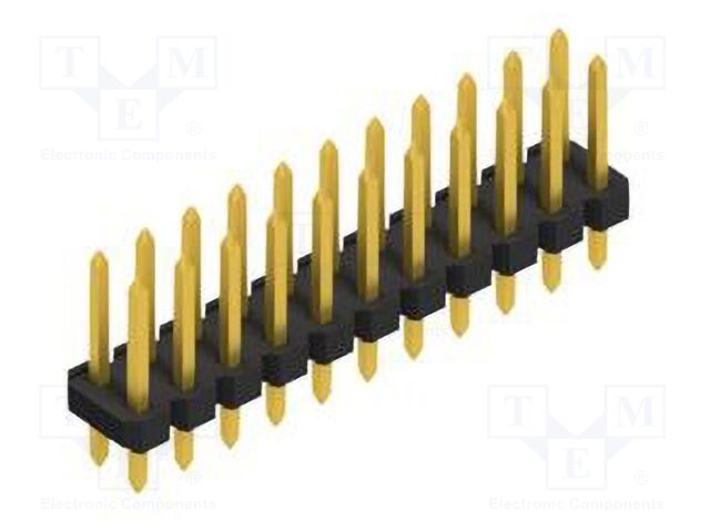 Connector: pin strips; pin header; male; PIN: 22; 2.54mm; THT; 2x11