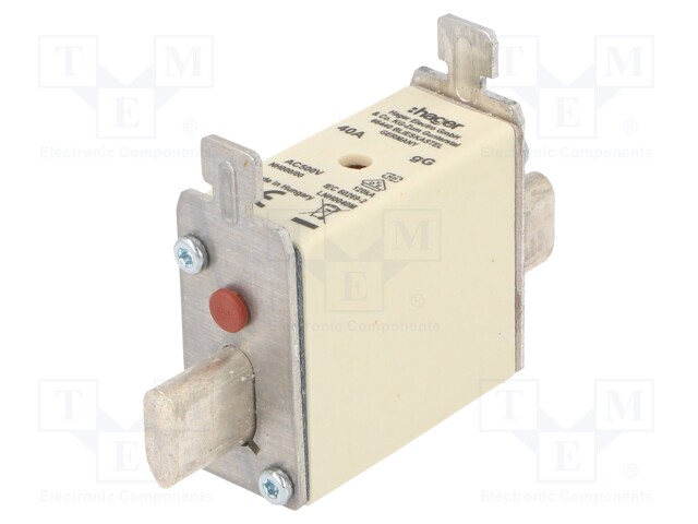Fuse: fuse; gG; 40A; 500VAC; industrial; NH000